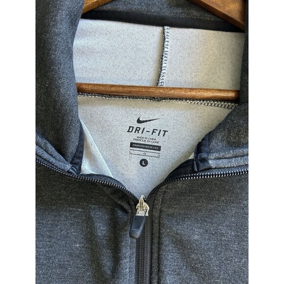 Nike Dri-Fit Women Jacket Large Zip Up Training Thumbs Hole Fearless & Bold - Picture 5 of 14